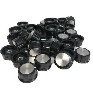 (38) HIGH QUALITY 1-1/4” CONTROL PANEL KNOBS FOR RADIO GUITAR AMP ETC