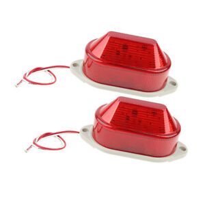 2X Industrial Security Warning Strobe Beacon Lamp Light PC ABS Waterproof