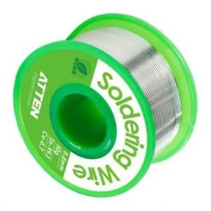 Lead Free Solder Wire with Rosin Core (0.8mm, Sn99.3 Cu0.7) 50g for DIY