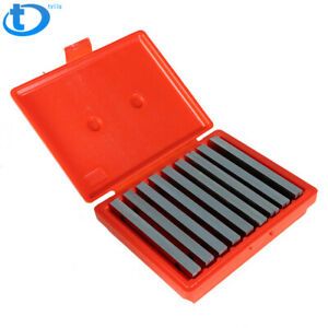 9 Pair 1/4&#039;&#039; Steel Parallel Set 6&#039;&#039; Long 0.0002&#039;&#039; Square Precision 3/4 to 1-3/4