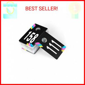 SUKIRA Live Sale Plastic Number Tags, Normal and Reverse Mirror Image Coat R …