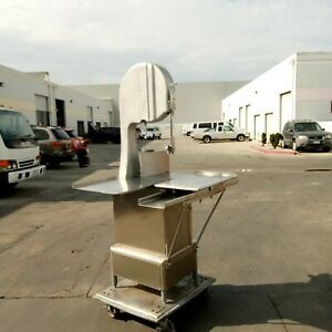Butcher Boy carne Meat Bone band Saw B-16F Machine 220V 1PH 2HP **** NEW MOTOR