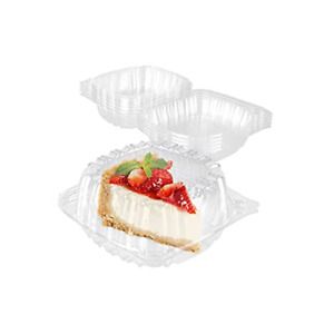 Stock Your Home 5 x 5 Disposable Hinged Plastic Clamshell - 25 Count