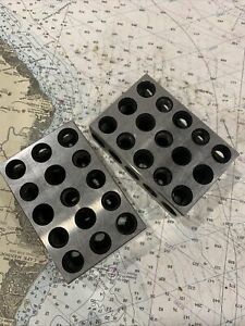 BL-123 Pair of 1&#034; x 2&#034; x 3&#034; Precision Steel 1-2-3 Blocks