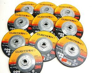 HUGE LOT! 10 UNITS CUBITRON 2 125mm 6mm 1/4 in 3m GRINDING WHEELS WHEEL 66592