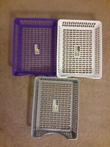 Desktop Organziers (4) Document Trays Paper Holders / Desk Tray