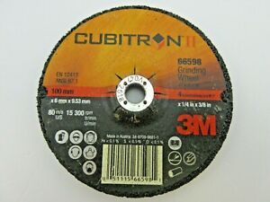 3M Cubitron II 66589 Depressed Center Wheel, 4&#034; NEW