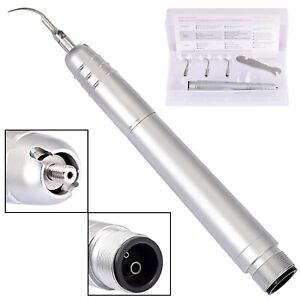 Dental Air Perio Ultrasonic Scaler Hygienist Handpiece 2 Hole w/ G1 G2 P1 Tips