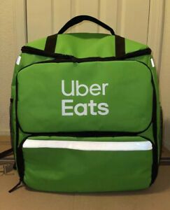 Uber Eats Large Backpack Bag Double Expanding Pizza Pocket Brand Used