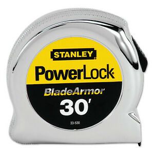 1&#034; X 30&#039; POWERLOCK TAPEMEASURE W/BLADE ARMOR 33530  - 1 Each