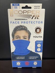 Copper Fit Youth Blue Face Protector