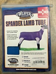 Weaver Livestock Spandex Lamb Tube - Large Blue