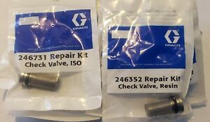 Graco Fusion AP SET A+B Side Check Valve Assembly Part# 246731 246352