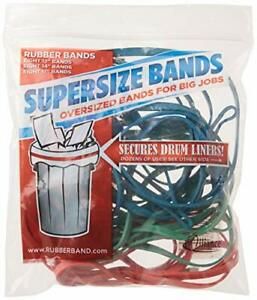 Alliance Rubber 08997 SuperSize Bands Assorted Large Heavy Duty Latex Rubber ...