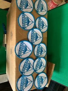NICET IRON ON SEW ON BADGES (11) Total all new