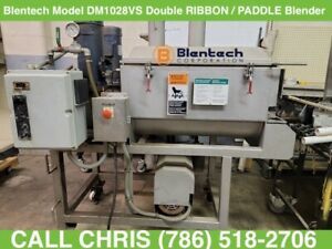 Blentech Model DM1028VS Double RIBBON / PADDLE Blender Stainless Steel Mixer