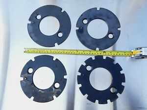 4 qty SUPER SPACER MASKING INDEX PLATES Lot 3,4,6,12 Divisions rotary table