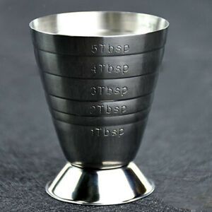 Bar Jigger Stainless Steel Cocktail Measuring Cup Wine Measuring with Graduation