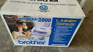 NEW OPEN BOX BROTHER INTELLIFAX 2800 FAX-PRINTER-COPIER LASER