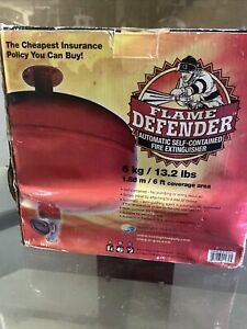 FLAME DEFENDER AUTOMATIC FIRE EXTINGUISHER 6KG 13.2 Lb NEW Free Shipping