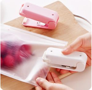 Mini Heat Sealer Plastic Bag Storage In The Kitchen Food Snacks Fruits