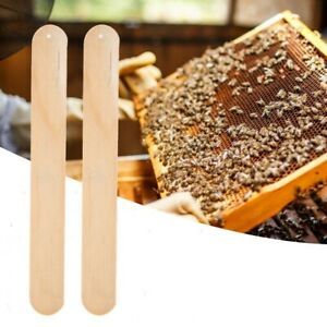 6 Pcs/Set Bee Wax-Moth Larvae Killer Wood Strips Beekeeping Pest Control 15x2cm