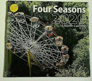 Four Seasons 2020 ~ 16  MONTH  WALL CALENDAR 12&#034; x 11&#034; (NEW)