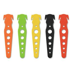 WESTCOTT 17379 Safety Cutter, 5.75&#034;, Assorted, PK5