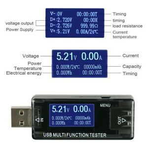 Current And Voltage Capacity Tester DC 4V-30V Plug And Play High Quality
