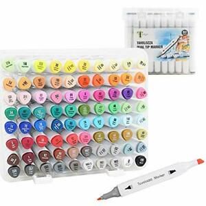 Tavolozza 80 Colors Art Markers Set for Kids &amp; Adult, Double Tipped Art