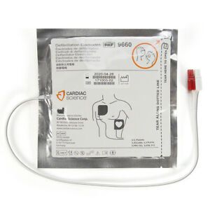 Cardiac Science Polarized Adult Pads for Powerheart G3 Pro AED 9660 Electrodes