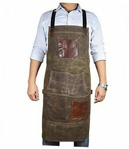 One Size Fits Utility Apron | Adjustable Cross-Back Straps | Multi-Use Shop