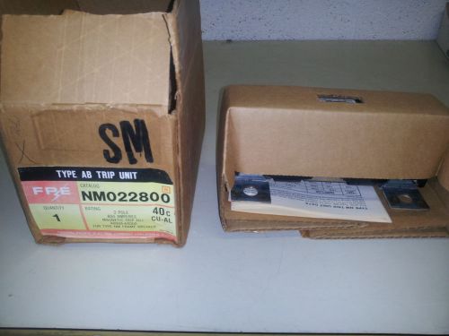 Federal pacific nm022800 2p 800a magnetic trip for nm frame breaker nib #b9 for sale