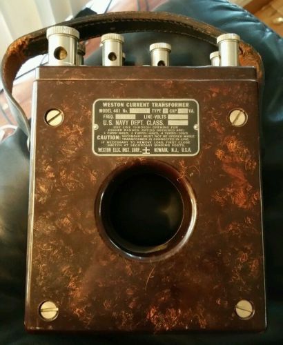 Weston Current Transformer Model 461 Type 2 Beautiful Condition