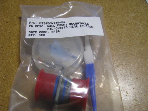 AERO CONNECTOR W/CONTACTS # MS3450W14S-5S  NSN: 5935-01-101-1535