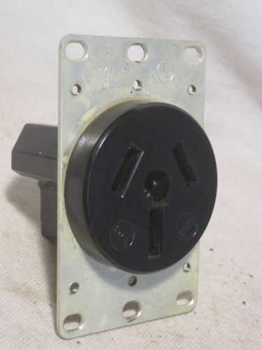 Bryant 50a. 250v. receptacle outlet 3 prong electrical plug ul for sale