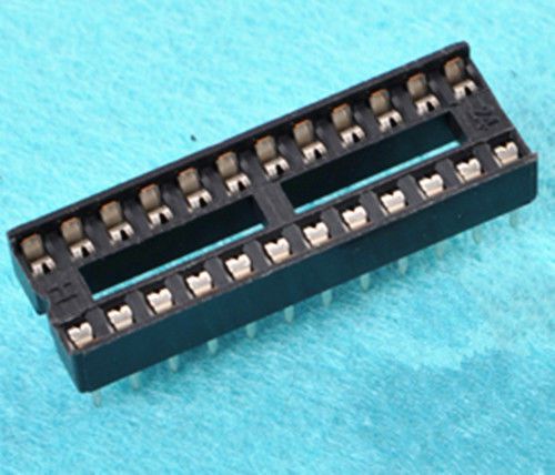 10PCS DIP 24 pins narrow IC Sockets Adaptor Solder Type Socket