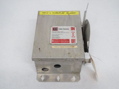 CUTLER HAMMER 4HD361NF NON-FUSIBLE 30A 600V-AC 3P DISCONNECT SWITCH B303599