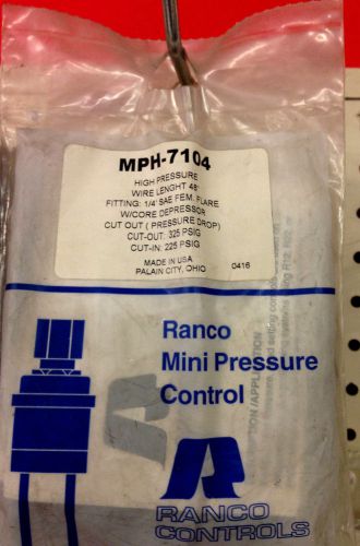 Ranco mini pressure high side limit control switch mph-7104 325 - 225 psig for sale