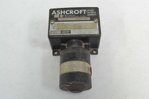 Ashcroft d424b snap action 60psid 400kpa switch 125/250v-ac 15a amp b334036 for sale