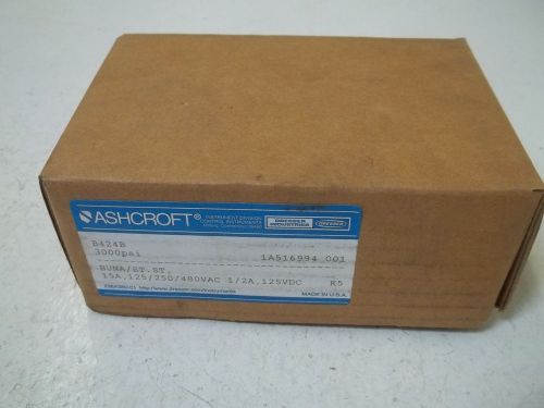 ASCHROFT B424B PRESSURE SWITCH 3000PSI *NEW IN A BOX*