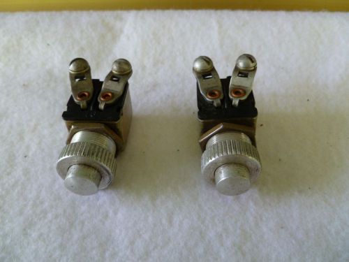 2 - PUSH BUTTON MOMENTARY STARTER SWITCHES