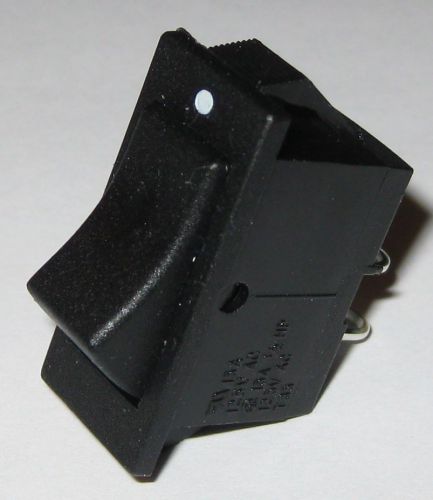Miniature Rocker Switch - SPST - 125V AC 15A - 1/2 HP - Swann Industries