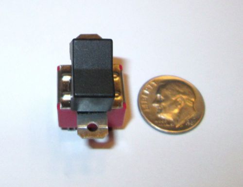 C&amp;k #7301 miniature rocker switch  3pdt on-on   panel mount    nos  1 pcs. for sale