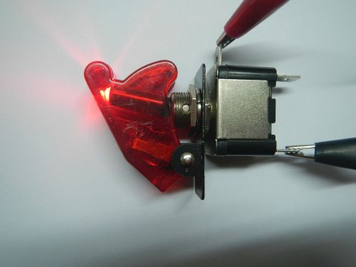 1set,race car illuminated toggle switch + safety cover,r+r for sale