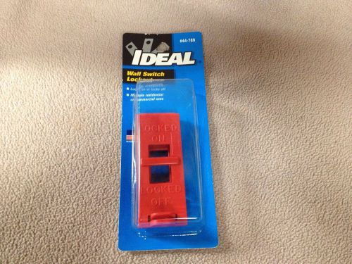 Ideal wall switch lockout 44-789 locks on or off made in usa for sale