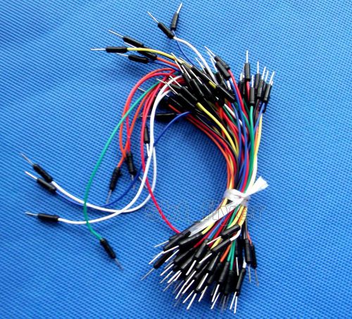 Approx 65pcs breadboard jumper cable wire kit  for arduino / pic / arm for sale