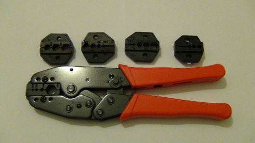 Ratchet Crimping Tool Kit LMR 400 300 240 195 100 AT&amp;T 734 735 RG 213 8X 58 179