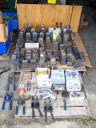 Huge lot erico cadweld thermoweld tectoweld burndy exothermic welding molds shot for sale