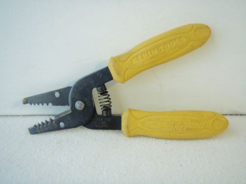 Vintage Klein tools 11045 wire strippers cutters 10-18 AWG Made in the USA
